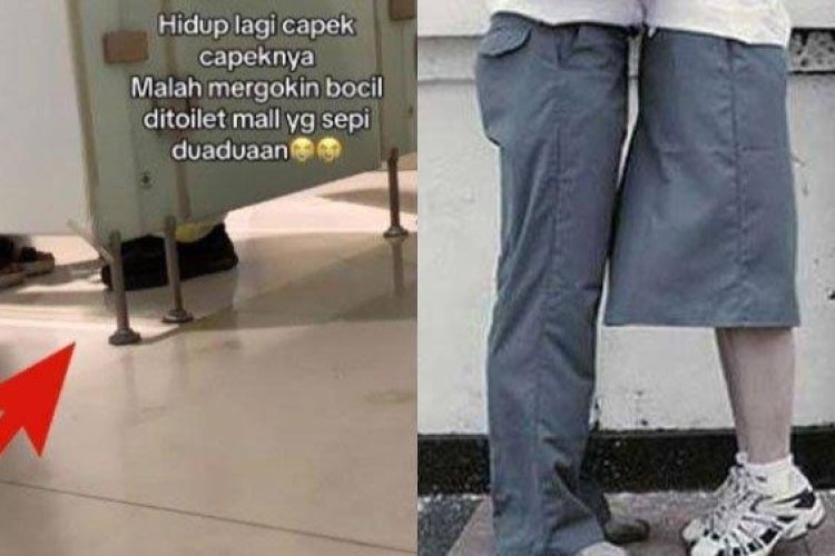 Viral 2 Remaja Pakai Seragam Sekolah Kepergok Di Dalam Toilet Mal