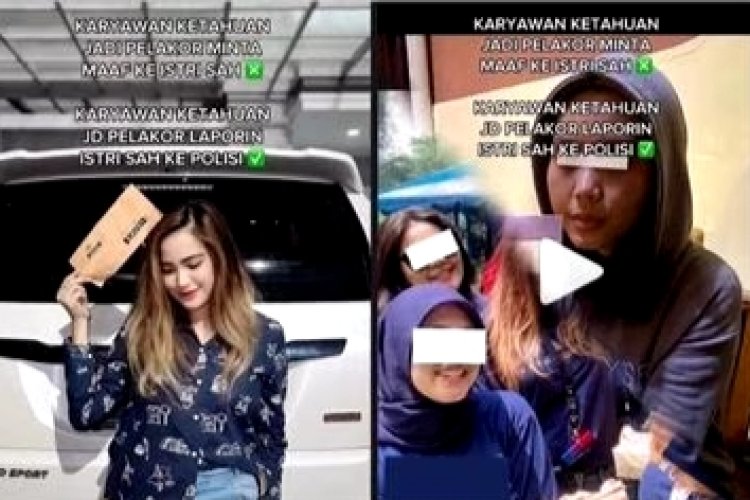 Viral Labrak Pelakor Suaminya Istri Sah Malah Dilaporin Balik Begini