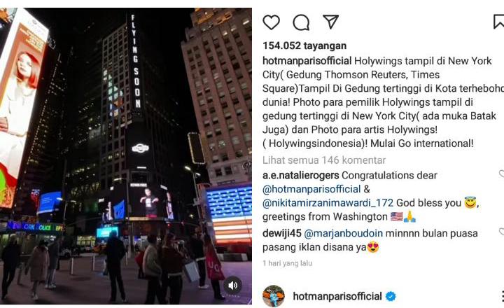 Holywings Indonesia Muncul di Times Square, New York