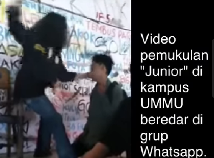 Viral ! Mahasiswa Junior Universitas Muhammadiyah Ternate Dipukul Oleh Senior