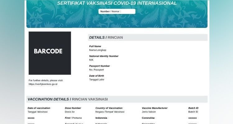 Bagi Pelaku Luar Negeri dan Pekerja Migran Indonesia, Kemenkes Terbitkan Sertifikat vaksin internasional