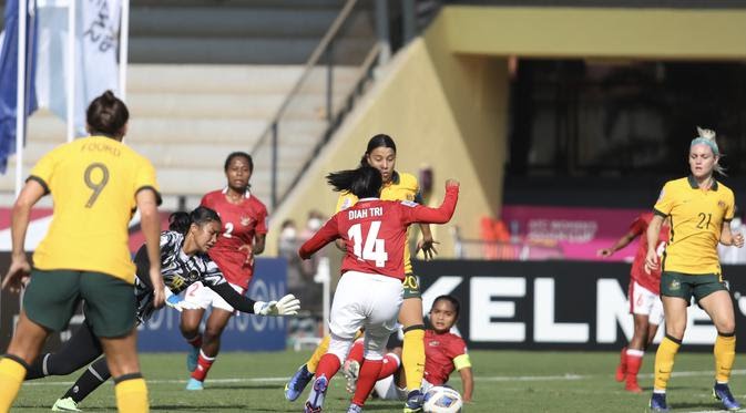 Timnas Sepakbola Putri Kalah Telak 0-18 Dari Australia