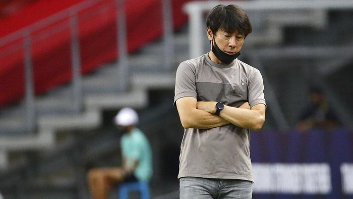 Shin Tae-yong Sayangi Kekalahan Telak Timnas Indonesia di Leg I Final Piala AFF 2020