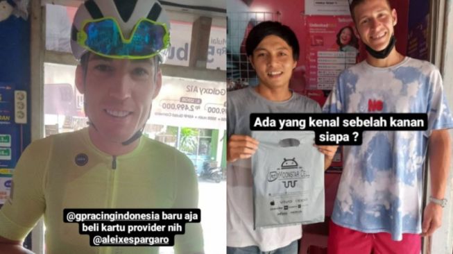 Viral Dua Pembalap MotoGP Beli Kartu Provider di Pinggir Jalan