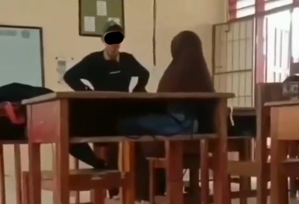 Viral Video Laki-laki Tampar Siswi Sekolah di Pinrang Sulawesi Selatan