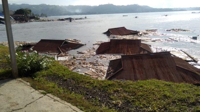 Bencana Abrasi di Minsel Ambrukkan 15 Rumah dan 1 Jembatan