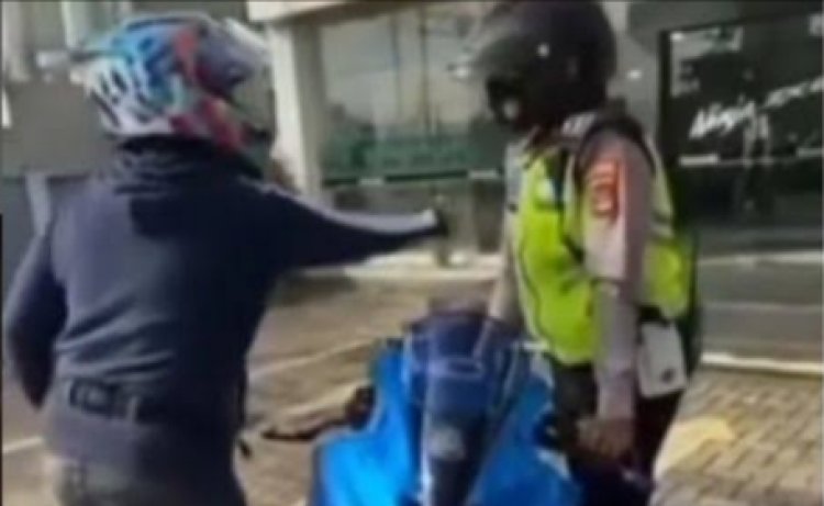 Polisi Tilang Motor Keluar Dealer, Polresta Lampung Beri Klarifikasi