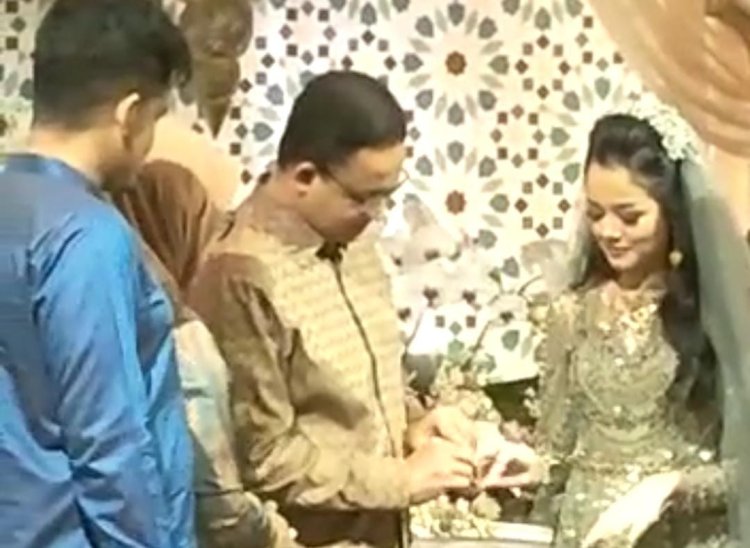 Putri Gubernur DKI Jakarta Anies Baswedan Menikah dengan Ali Saleh Alhuraiby