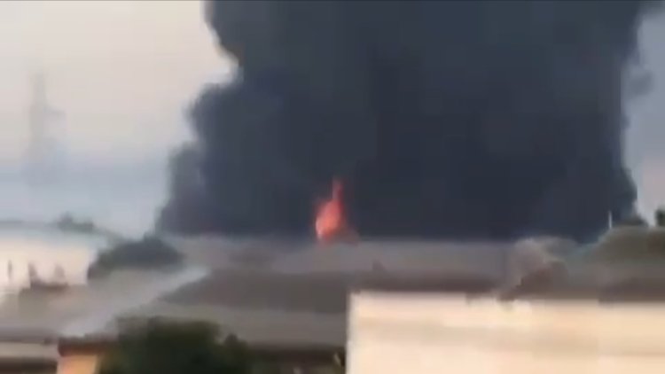Pabrik Styrofoam Terbakar di Cicadas Bogor