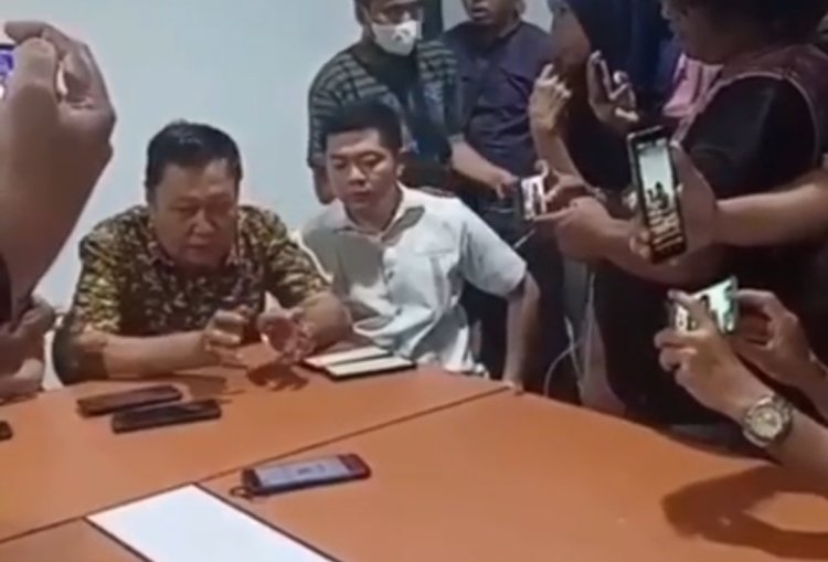 Oknum Anggota DPRD Kasus Pemukulan Wanita Di SPBU Demang Meminta Maaf 