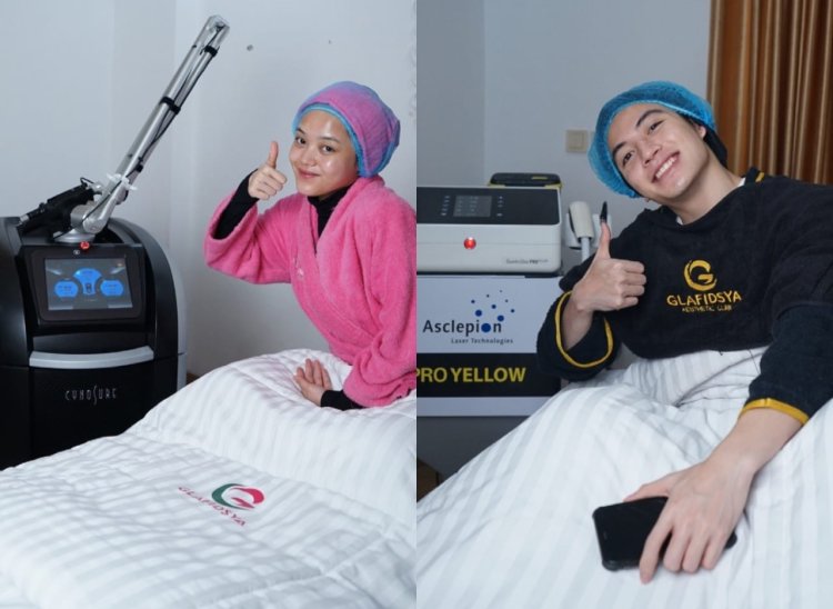 Putri Delina dan Jeffry Reksa Lakukan Perawatan Wajah di Glafidsya Aesthetic Clinic
