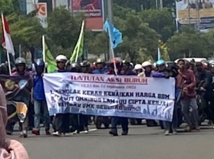 Hari ini, Aksi Massa Gelar Demo di Bekasi, Personel Gabungan Diterjunkan