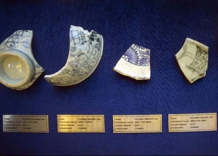 Sejumlah Objek Kuno Ditemukan di Proyek MRT Glodok-Kota