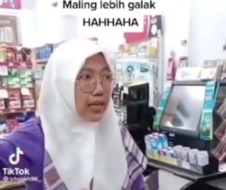 Viral Emak-Emak Keciduk Curi Barang di Minimarket Malah Lebih Galak