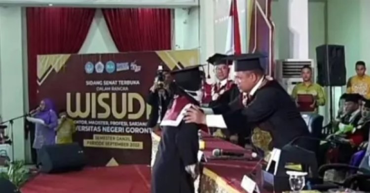 Kisah Haru Mahasiswi UNG, Sang Ibu Meninggal Dunia Saat Hadiri Wisuda