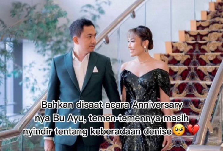 Edrick Tjandra Sebut Denise Chariesta Saat Momen Anniversary Pernikahan Ayu Dewi
