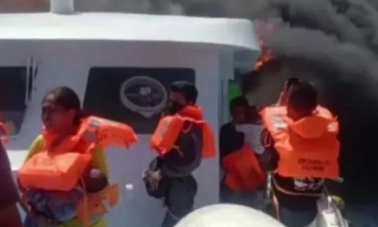 17 Orang Penumpang Kapal Cantika 77  yang Terbakar Tewas