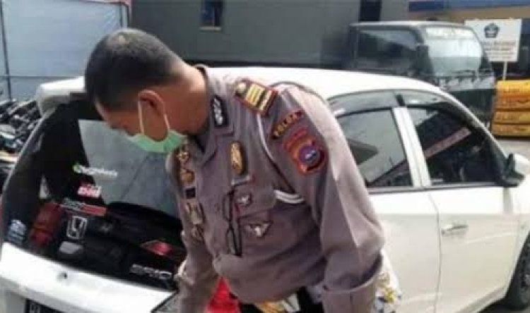 Polisi Kerja Bawa Mobil Bakal Dikempesin Hingga Ditilang di Palembang