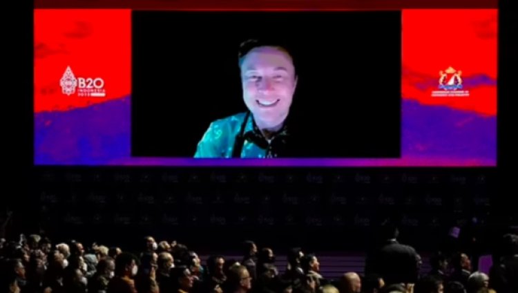 Elon Musk Bicara di Forum B20, Pesertanya Dibuat Tertawa Lantaran Listrik Rumahnya Padam