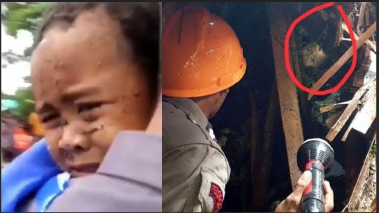 Azka Bocah 5 Tahun Selamat Dari Reruntuhan Usai Gempa karena Terhalang Lemari