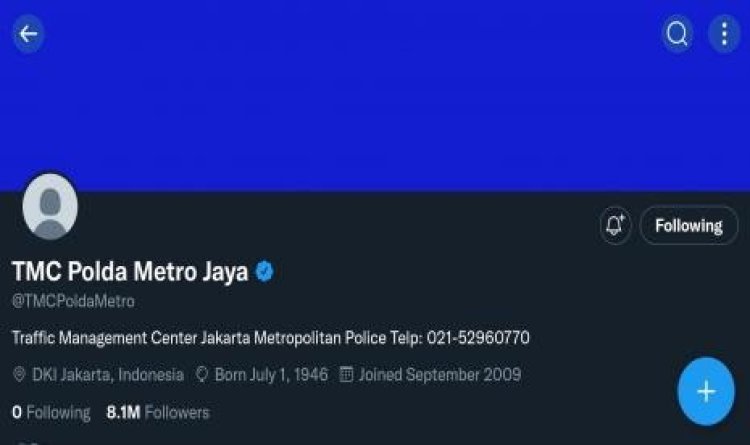 Akun Twitter TMC Polda Metro Jaya Diretas, Berisi Soal Crypto