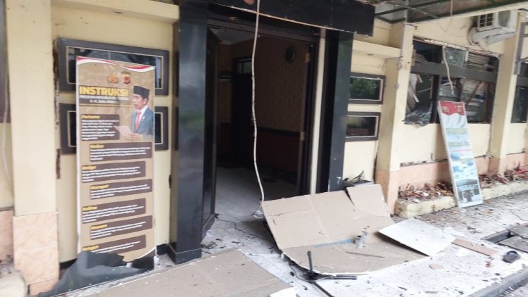 Ledakan Terjadi Polsek Astanaanyar Bandung, Diduga Bom Bunuh Diri