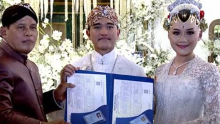 Sah Kaesang Menjadi Suami Erina, Netizen Salfok dengan KK dan KTP Langsung Jadi