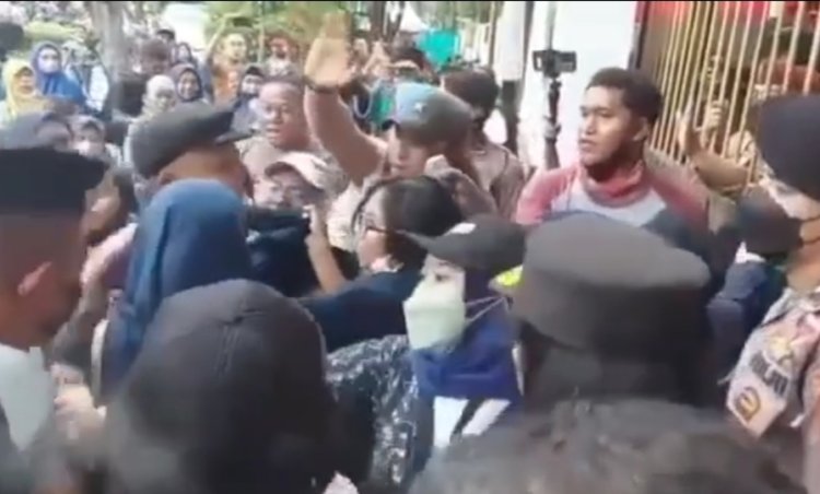 Polwan Ditampar Simpatisan Partai Prima Saat Demo di KPU Berujung Laporan Polisi