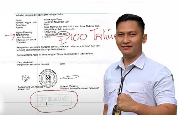 Terbongkar Rp100 Triliun di Rekening Yosua Ditarik, Pakar: Uang itu Nyata Adanya!