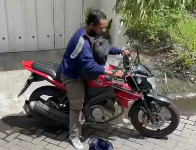 Viral Video Pelaku Pencurian Sepeda Motor Tempat Kost Disekitar UIN Malang