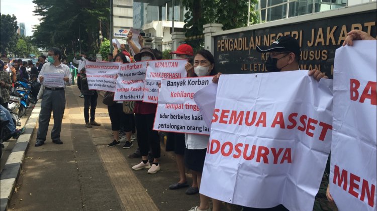 Terdakwa Kasus Dugaan Investasi Bodong Indosurya Divonis Bebas, Korban Lakukan Aksi Demo di PN Jakarta Barat