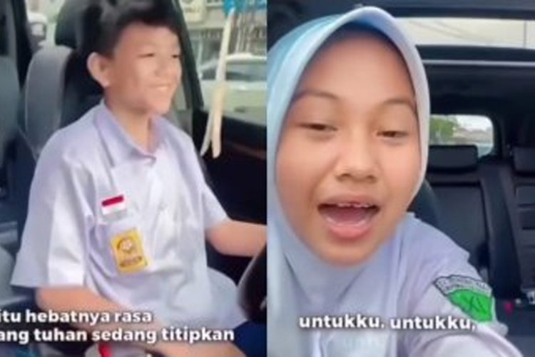Viral Video Bocah SMP Nyetir Mobil Netizen: Anak Pejabat Lagi Kah?