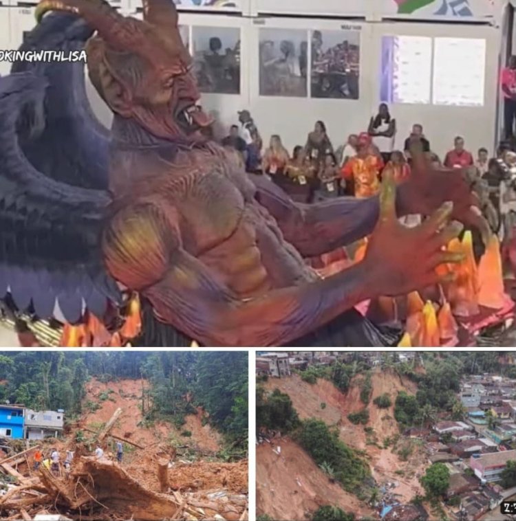 Viral! Usai Gelar Karnaval Bertema Satanic, Brazil Diterjang Banjir Bandang dan Tanah Longsor