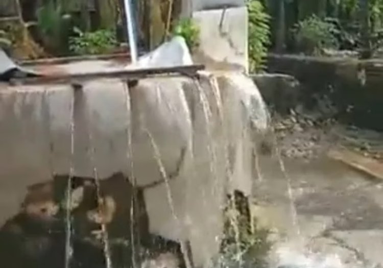 Viral, Video Air Sumur Meluap di Wonogiri Jawa Tengah