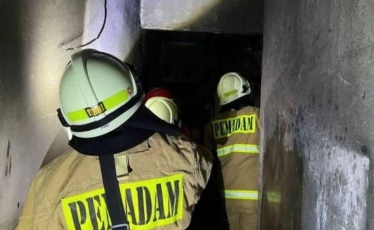 Rumah Warga Terbakar Diduga karena ODGJ Merokok di Kamar di Tanjung Priok