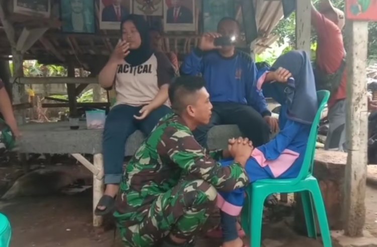 Oknum TNI AU Minta Maaf Ke Ibu Pemotor dan Anaknya yang Alami Trauma
