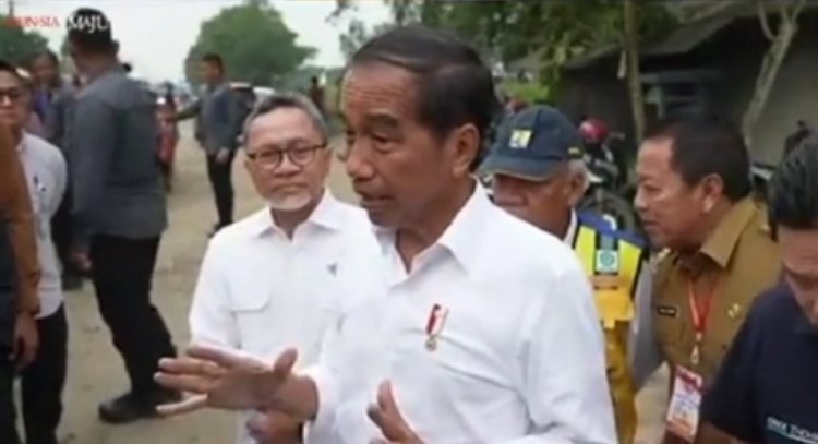 Momen Gubernur Lampung Dicuekin Menteri PURR Saat Jokowi Ambil Alih Proyek Jalan