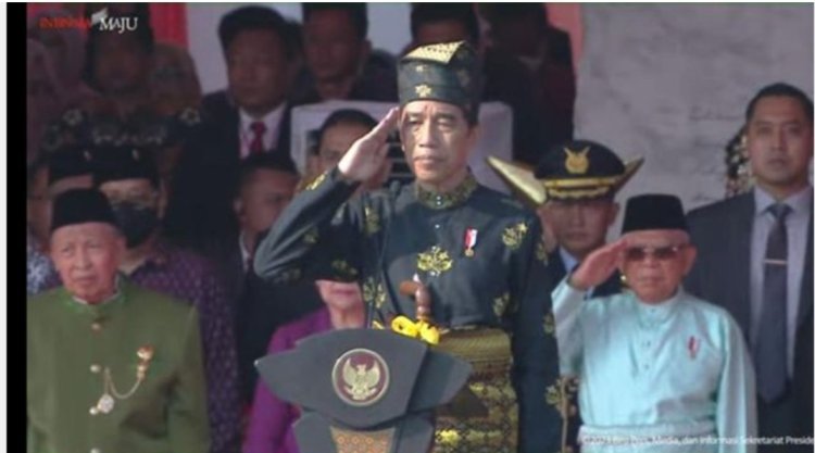 Presiden Jokowi Pimpin Upacara Hari Lahir Pancasila