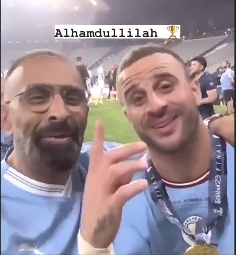 Viral, Man City Juara Liga Champions Pemain Ucap Alhamdulillah 