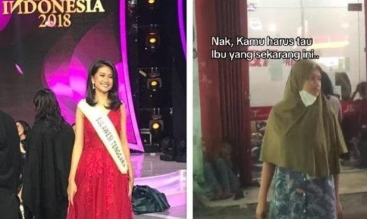 Viral Potret Dulu dan Sekarang Mantan Miss Indonesia Sulteng 2018