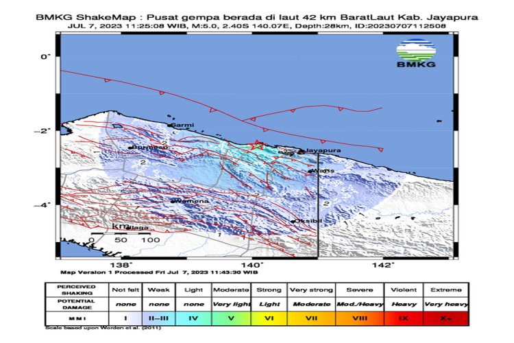 Gempa Magnitudo 5 Guncang Papua, Presiden Dipastikan Aman