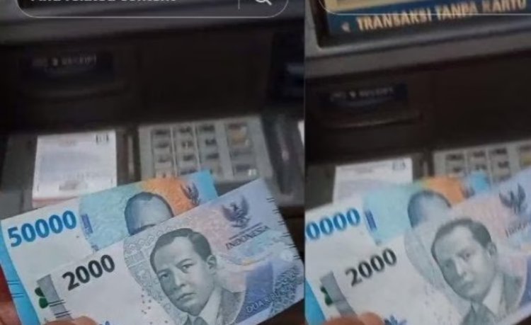 Viral Pria Ini Dapat Uang Rp2 Ribu Saat Tarik Pecahan Rp50 Ribu Di Atm