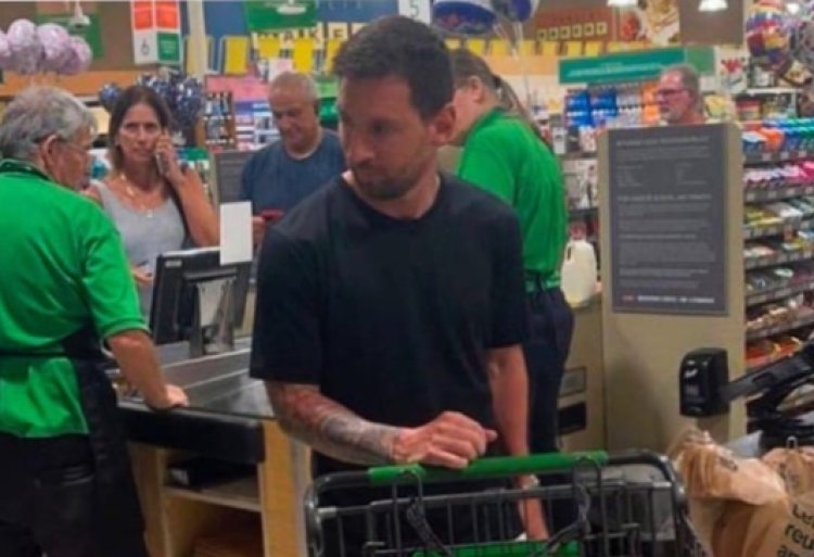 Viral Lionel Messi Santai saat Belanja di Supermarket, Bukti Tak Populer di Amerika Serikat?