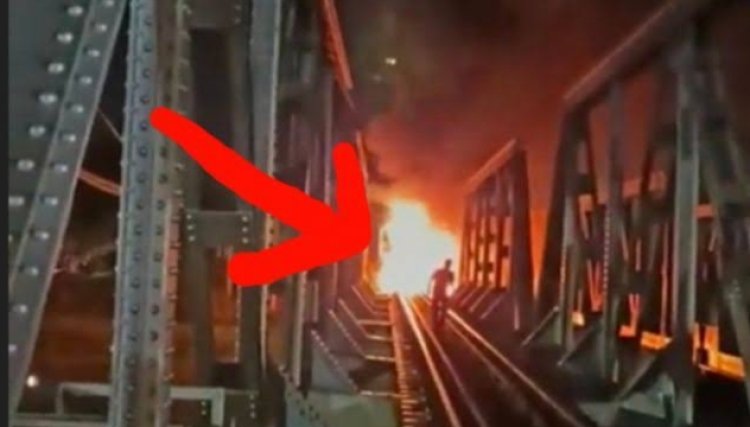 Viral Diduga Asisten Masinis KA Brantas Keluar dari Kereta yang Terbakar, Begini Kata KAI?
