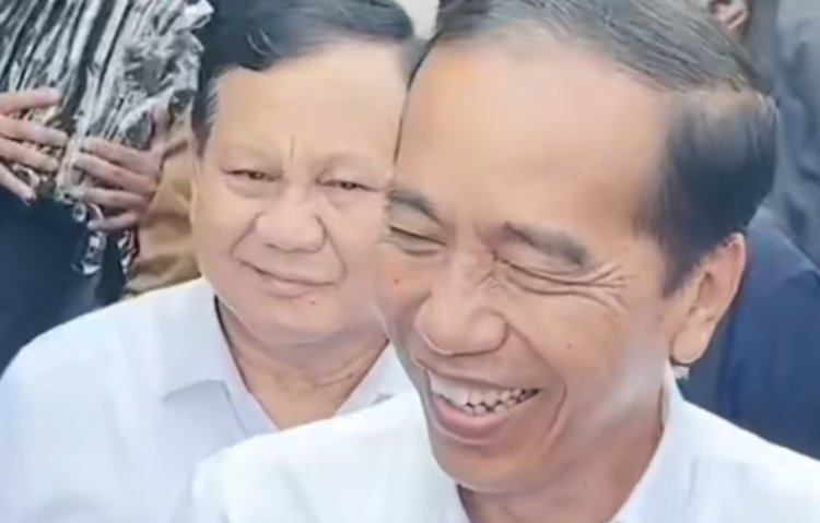 Kemesraan Jokowi Bersama Prabowo Saat di Malang