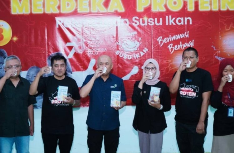 Pertama, Indramayu Produksi Susu Ikan Di Indonesia