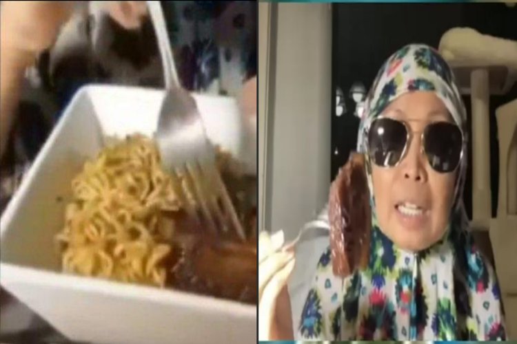 Viral Video Wanita Berhijab Bikin Konten Cara Halal Makan Daging Babi, Dihujat Netizen