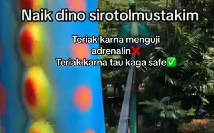 Viral Wahana Monorail Dinosaurus di TMS Ragunan, Netizen: Jembatan Shirotolmustakim