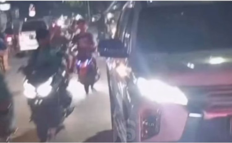 Viral Video Pengemudi Pajero di Semarang Acungkan Pistol ke Pemotor