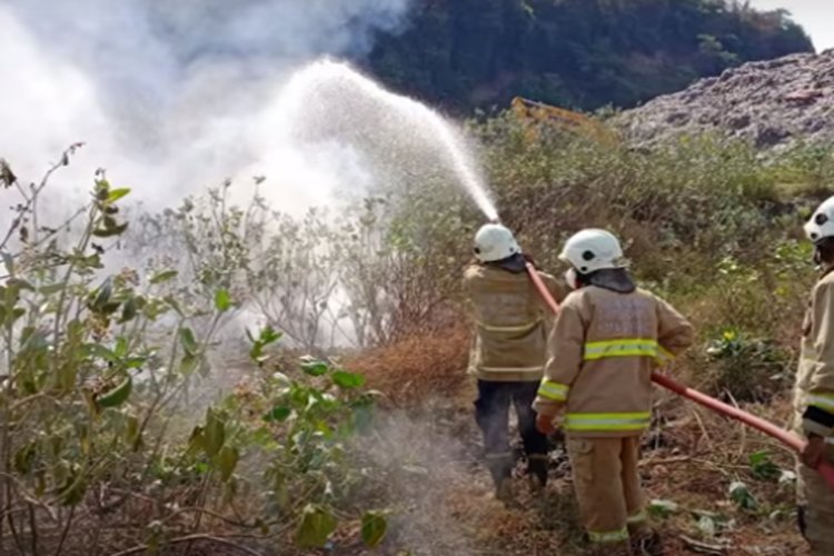 Kebakaran TPA Jatibarang Semarang, Api Sudah Lahap 1 Hektare Lahan